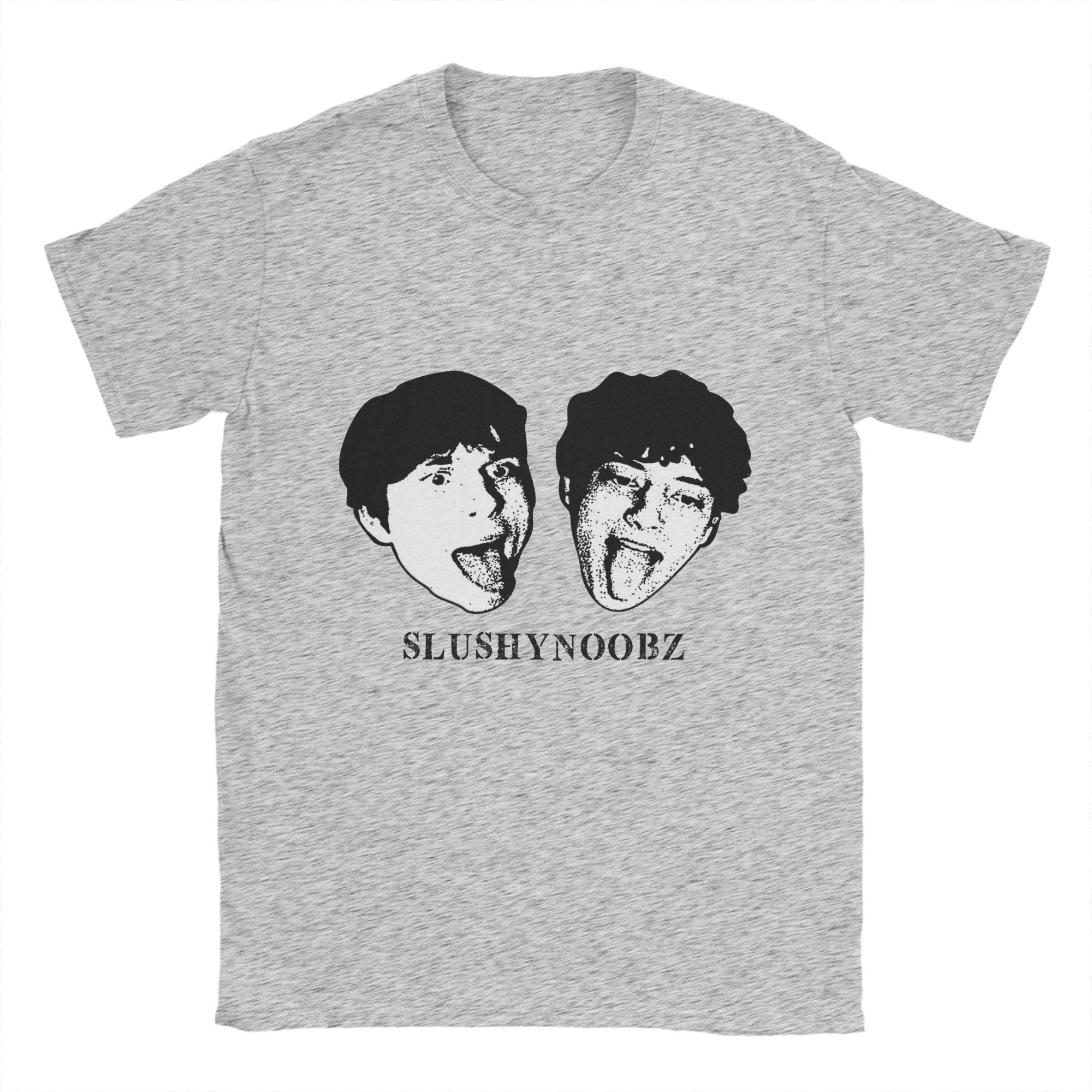 

Streetwear T Shirt Summer Slushy Noobz Hip Hop T Shirts Cute Cartoon Cotton Tshirt for Couple Basic Custom Sleeve Top Tees XL