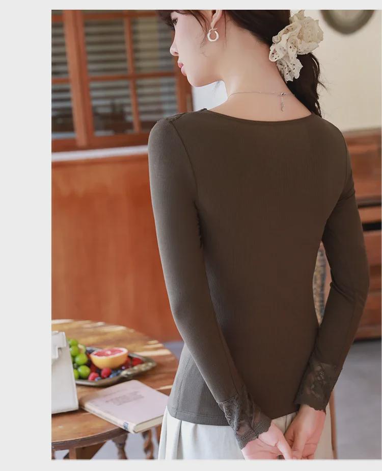 Ultra-Soft Velvet Lace Warm Vest for Autumn & Winter