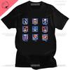 Official Megaman Player Select Men'S T-Shirt Mega Man Video Game Men Printed Tee Fashion Summer Cotton Casual Men'S Gift T Shirt