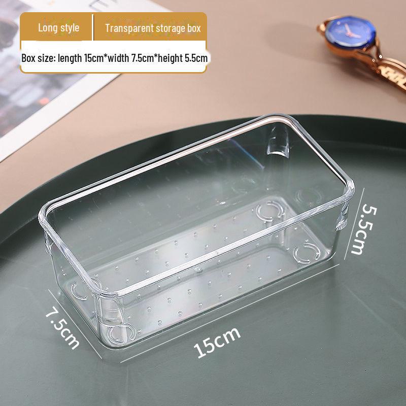 Jewelry Storage Box with Anti-Oxidation for Earrings, Necklaces, and Rings - Transparent Drawer Organizer