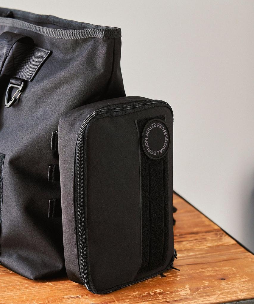 GORDON MILLER Cordura Gadget Pouch, Water-Repellent, Black, 1753420