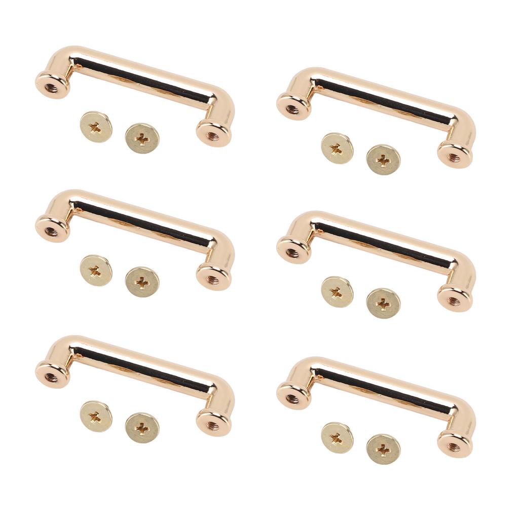 10 Sets Arch Bridge Buckle 31x7.5x6mm Metal D Ring Buckle Chain Strap Connector with 5.5mm Screws