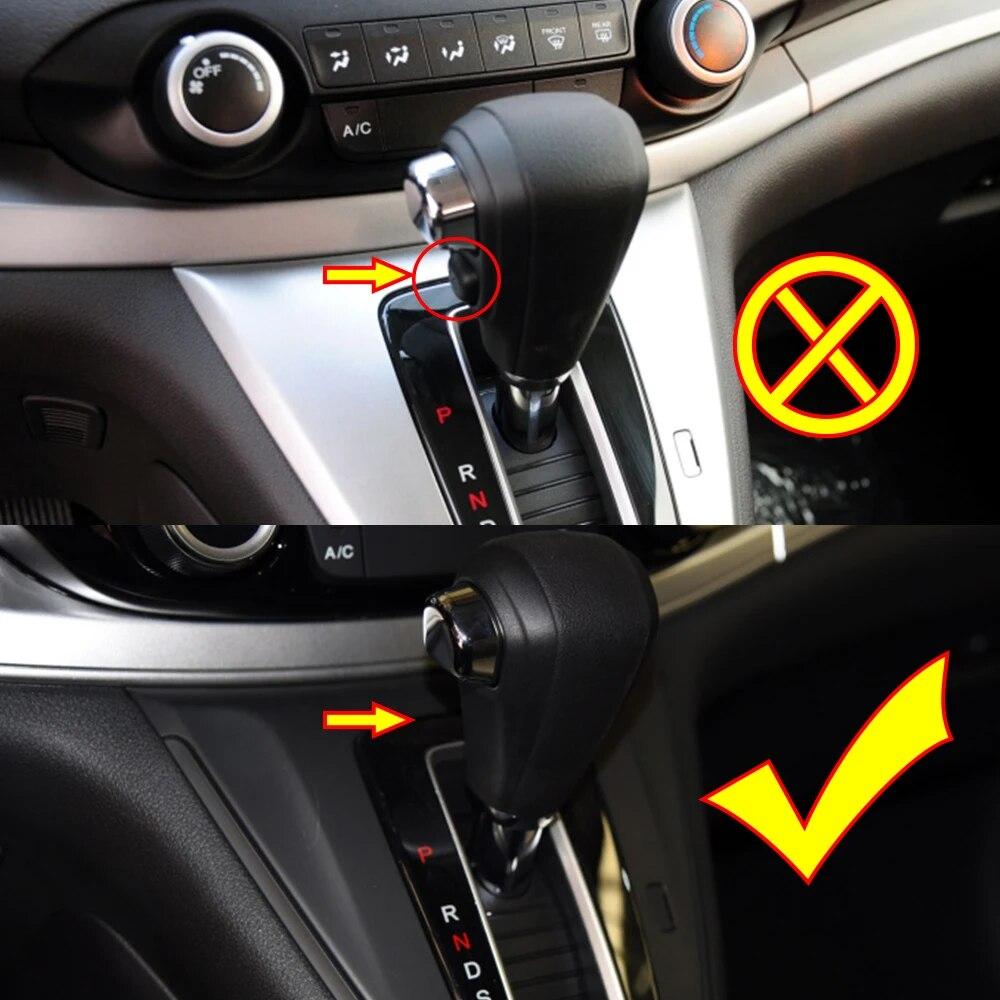 Car Gear Head Shift Knob Cover Gear Shift Handle Trim Sticker For Honda CR-V CRV 2015 2016 ABS Car Styling Accessories