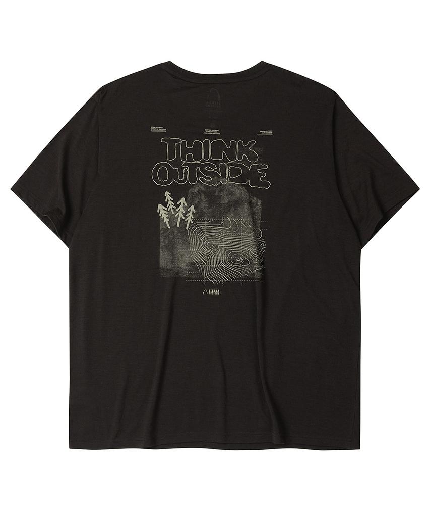 SIERRA DESIGNS Think Outside Sierra Wool Short Sleeve Black