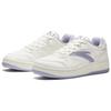 Anta Original Year Minimalist Versatile Non-Slip Increased Height Low-Top Sneakers Women sneakers White Purple 122538034R-3