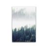 Cornice in Legno Massello Paesaggio Forestale Astratto Arte da Parete Quadro Pittura su Tela Stampa Poster Decorazione Quadri d'Arte da Parete Decorazione Soggiorno