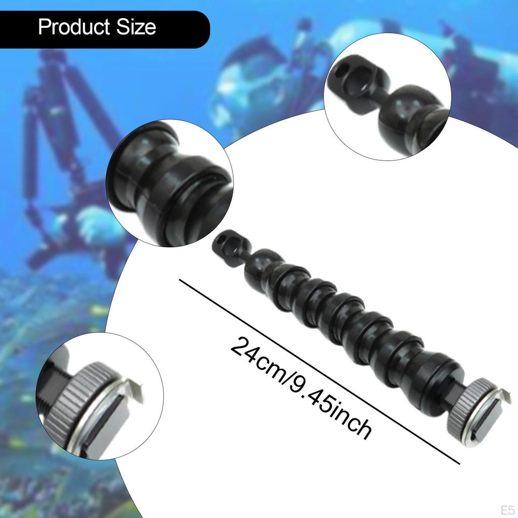 Underwater Camera Light Arm Diving Photography for Action Cage Dive Rig Ys Head Adapter