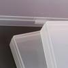 Plastic Pencil Box Large Capacity Transparent with Snap-Tight Lid Hard Pencil Box School Office Supplies