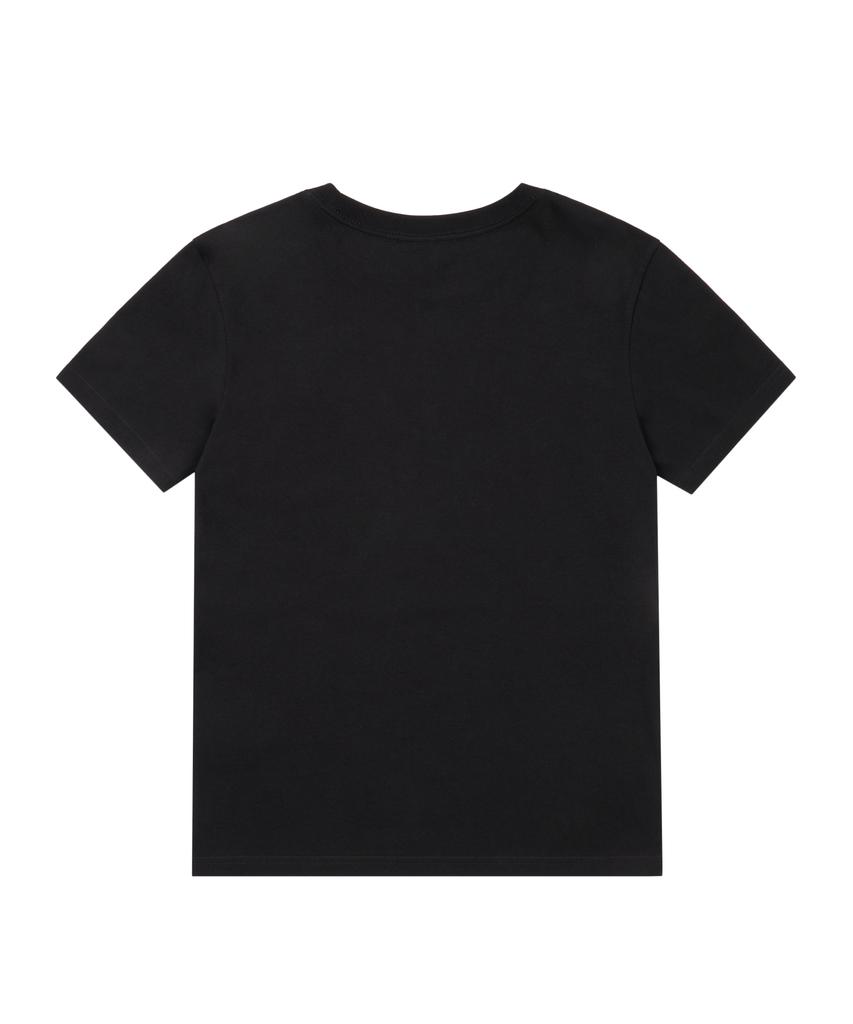 AAKAM Splatter Painted Cros2 Half Top (Black)