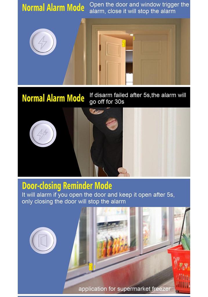 SF19UP Door & Window Anti-Theft Alarm and Fridge Reminder