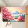 Cherry Blossom Art Pattern Hallway Carpet Non-Slip Laundry Room Mat Laundry Decor Balcony Child Living Room Bedside Area Rugs