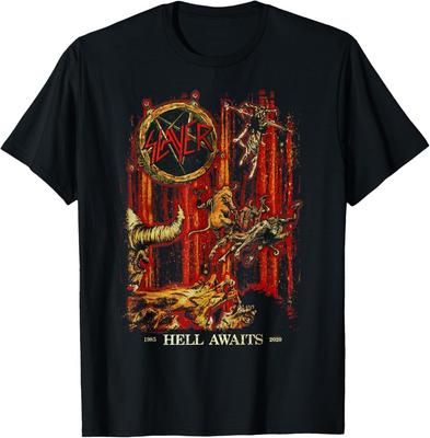 Hell Awaits Anniversary Cover T-Shirt