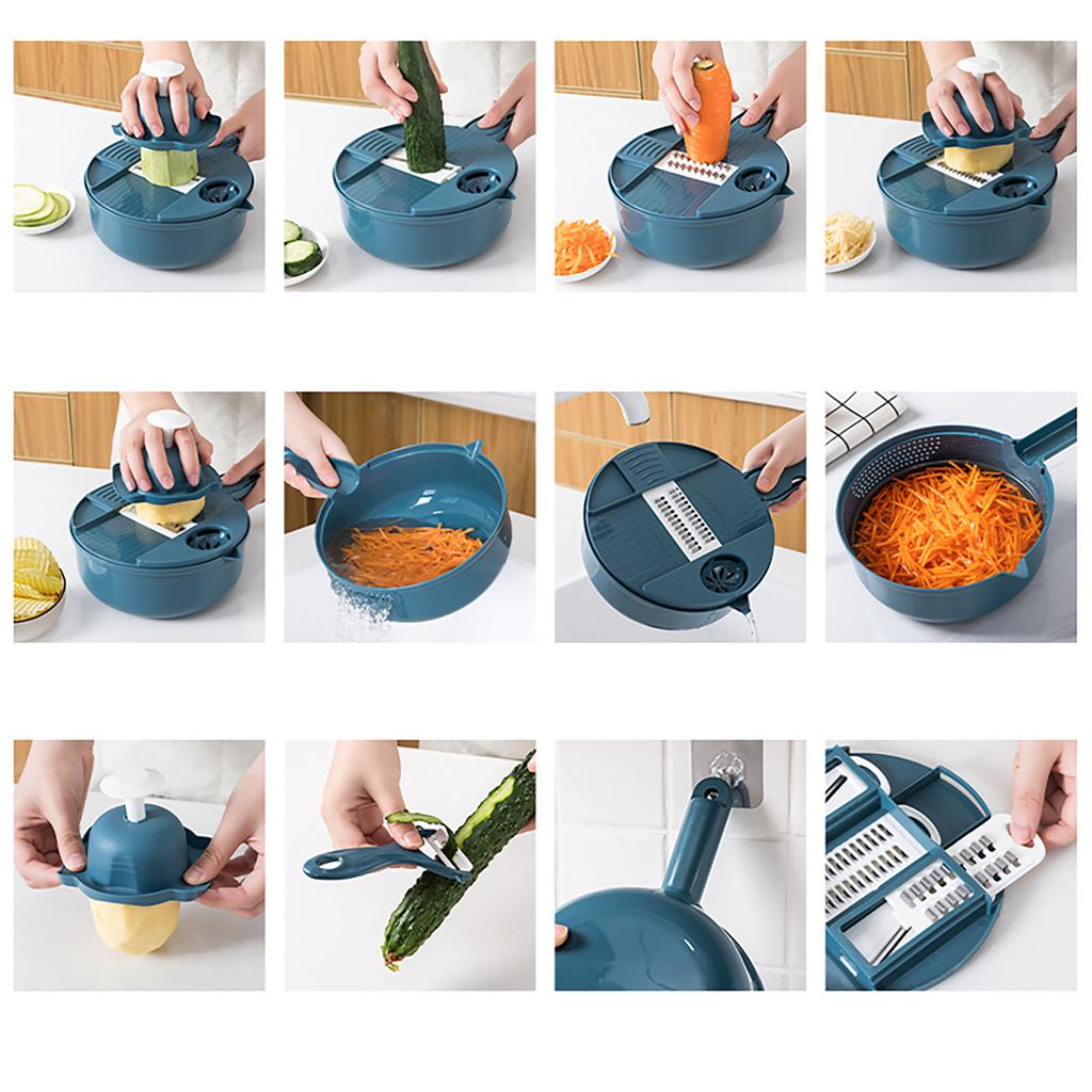 Kitchen Multi-Function Potato Shredded Vegetable Cutting Machine Househ