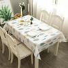 Waterproof & Stain-Resistant Plaid PEVA Tablecloth for Dining or Stall Use
