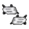 2 st LED varselljus Framstötare IP65 Vit Ljusfärg 12V Ersättning för KIA Sorento 2021