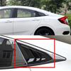 For Honda 10Th Gen Civic 2016- Rear Side Window Louver Decorate Cover Rear Air Vent Window Louvers Blinds Covers Auto Accessories (For 10Th Gen Civic