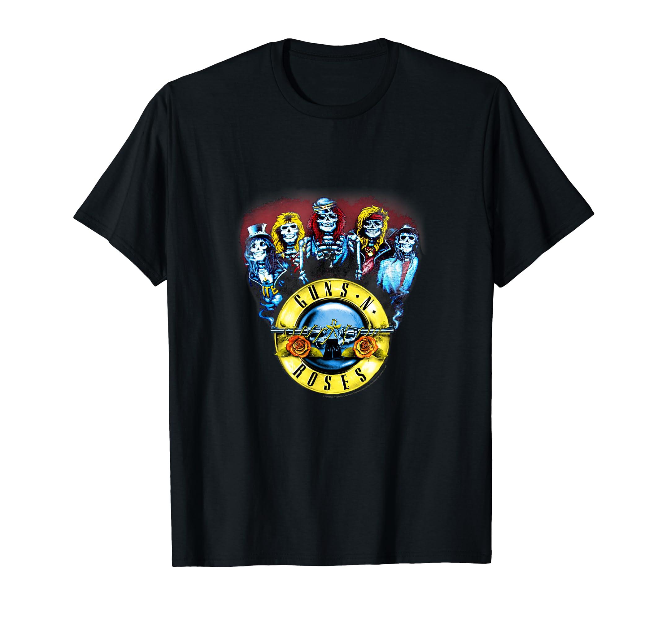 

Guns N Roses Official Skeletons & Bullets T-Shirt