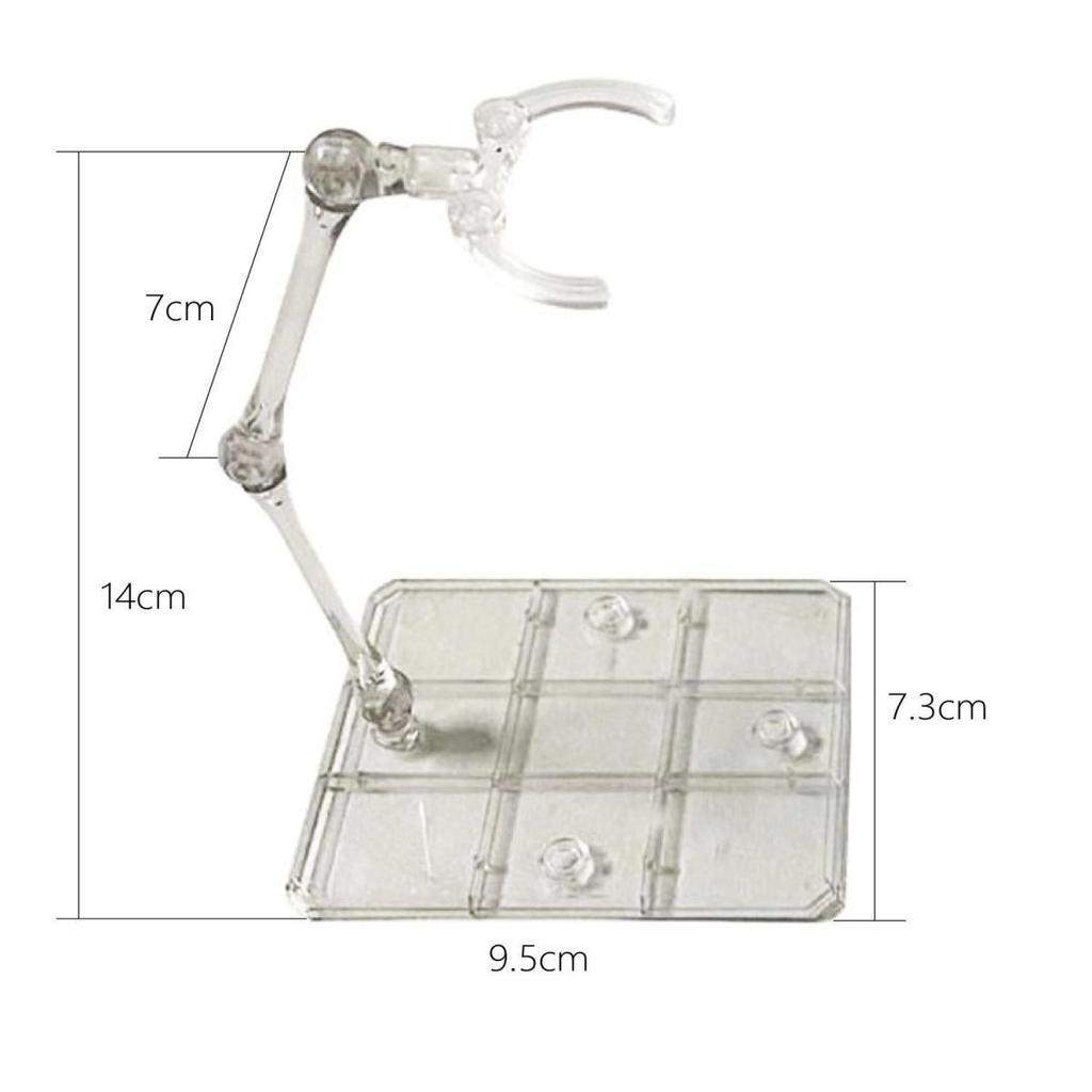 Action Figure Stand for HG 144,Display Holder Base,Doll Model Support Stand Compatible with 6" HG RG SD SHF Gundam 1/44 Toy