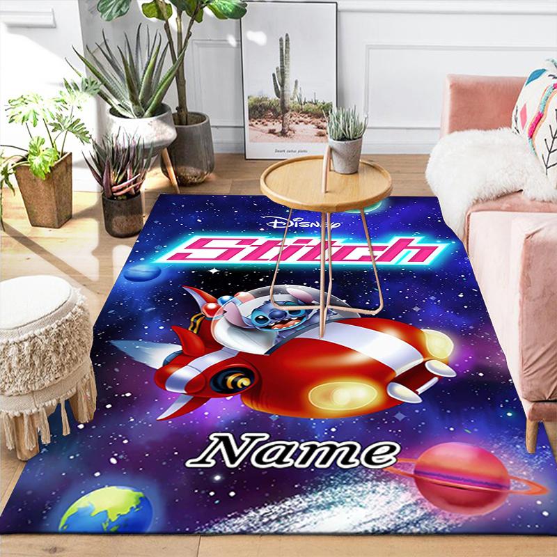 Custom 1Pc Stitch Balloons Fantasy World Rug Office Carpet Indoor Outdoor Entrance Doormat Nonslip Soft And Comfortable Living Room D291614