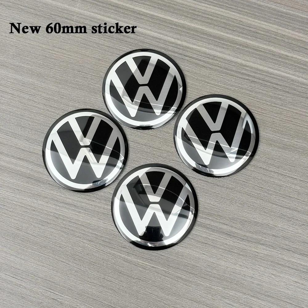 20pcs Black silver 56mm/60mm/65mm Car Wheel Center Hub Caps Sticker Badge Accessories For VW Volkswagen R GTI Golf Caps sticker