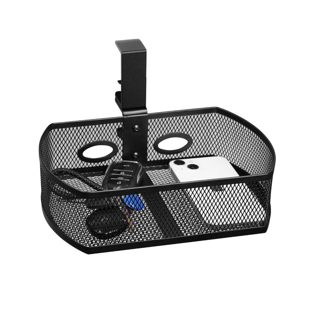 

Подстаканник Зажимной Поворотный Органайзер Защита от Проливания Подставка для Управления Столом Сетчатый Ящик для Хранения Дом Black-1