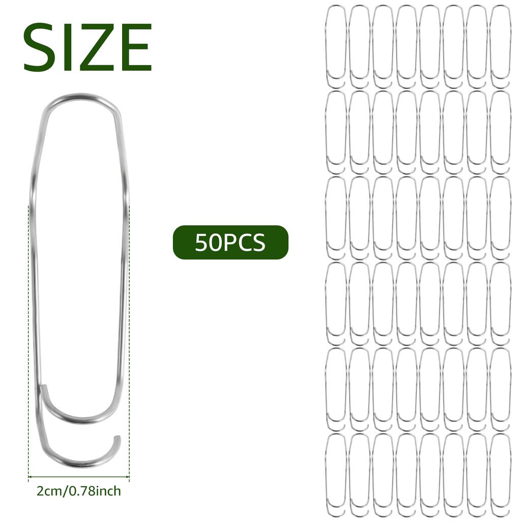 50Pcs Plant Trellis Connecting Buckles Pipe Support Fixing Clip Steely Plant Vine Climbing Pole Cages Connector Garden Vegetable