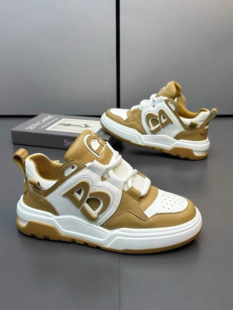 Board shoes men's 2025 new niche design shoes student Korean version versatile sports shoes platform height increase men's shoes k816