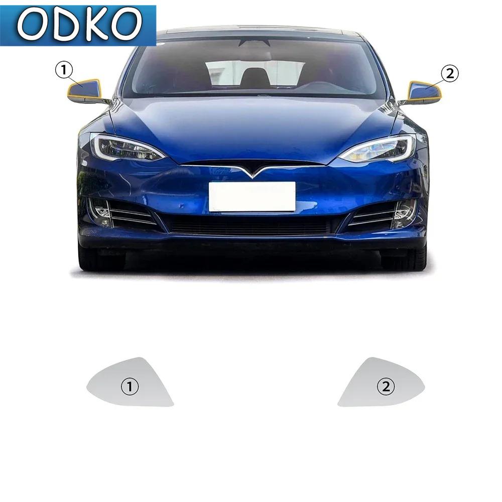 PPF Car Headlight Protective Film TPU For Tesla Model 3 Y X S - Rearview Mirror Transparent Scratch Resistant