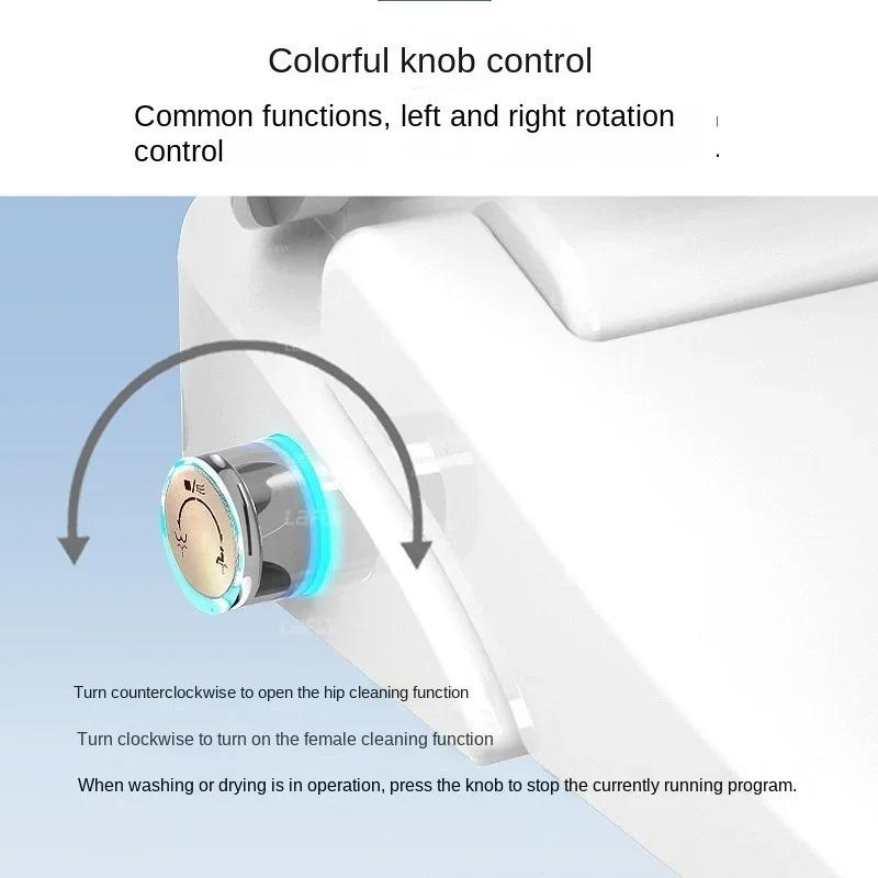 Smart Automatic Bidet Toilet Seat with Heating Function - Universal Fit for U-Shaped & D-Shaped Toilets
