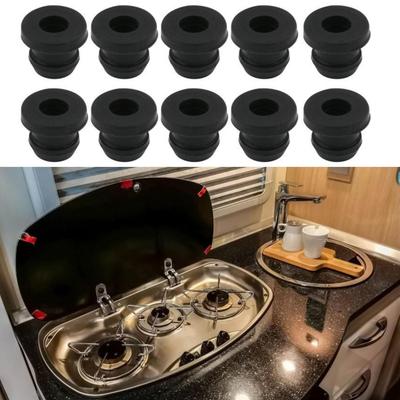 8/10/12Pcs Gas Stove Rubber Feet Non-Slip Wear Resistant Easy-to-Install Pot Holder Rubber Feet for Dogetic/for Smev/for Thetford