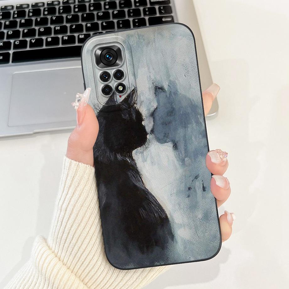 For Xiaomi Redmi Note 11 11S 4g 5g Phone Case For Redmi Note 11 Pro Pro+ Note11T 5G Back Cover Soft Funda Lovely Cartoon Animal