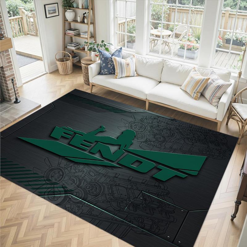 Tappeto in Velluto di Cristallo Design Fendt Accogliente Non?Tappeto Stampato Antiscivolo per Camera da Letto Soggiorno Ingresso