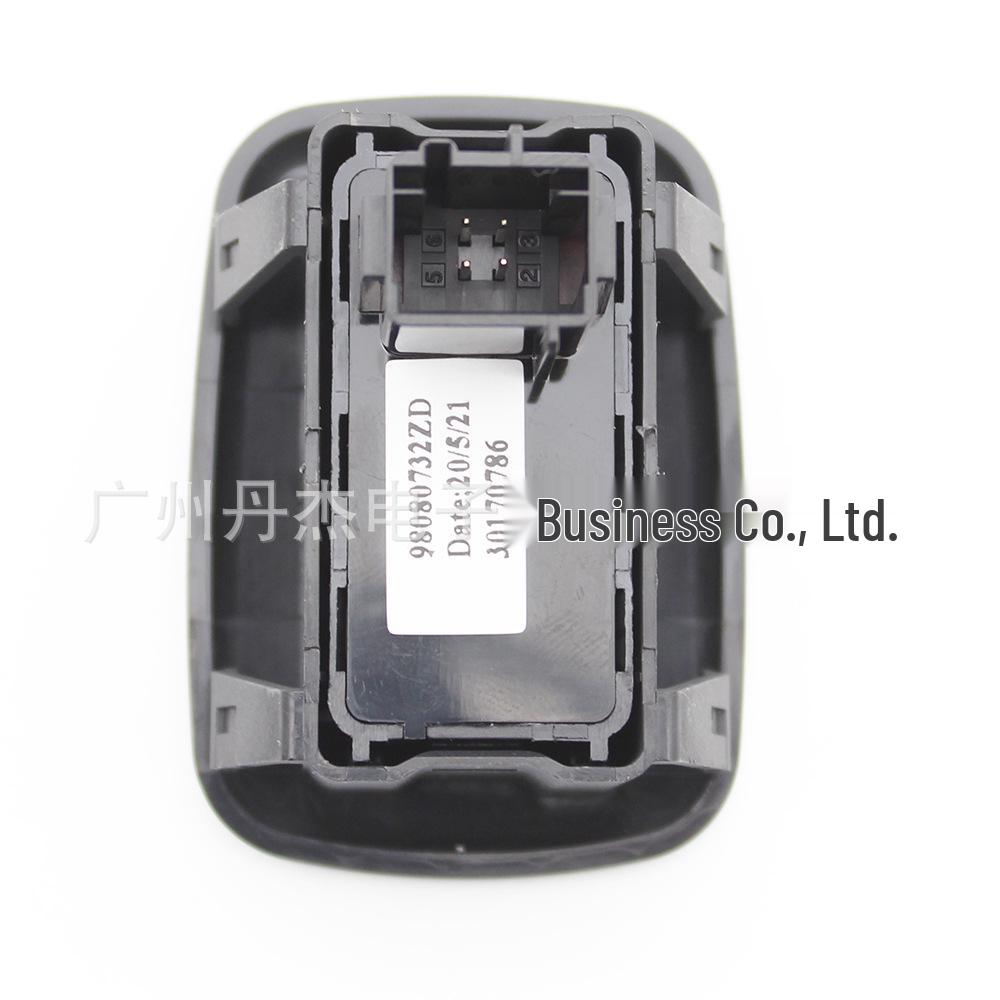 Black Rear Door Window Switch for Dongfeng Peugeot 508 & Citroen C-Series