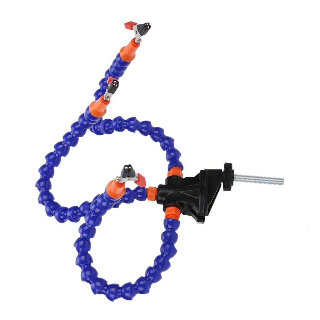 Arm Soldering Tools 3 Flexible Helping Hand Clamp with Aluminum Alloy Welding Fixed Base