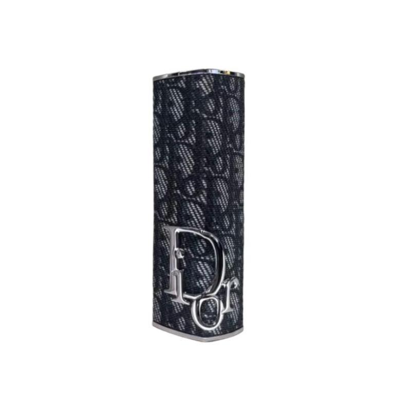 

DIOR denim twill print lipstick case, practical, portable and high-end червоний