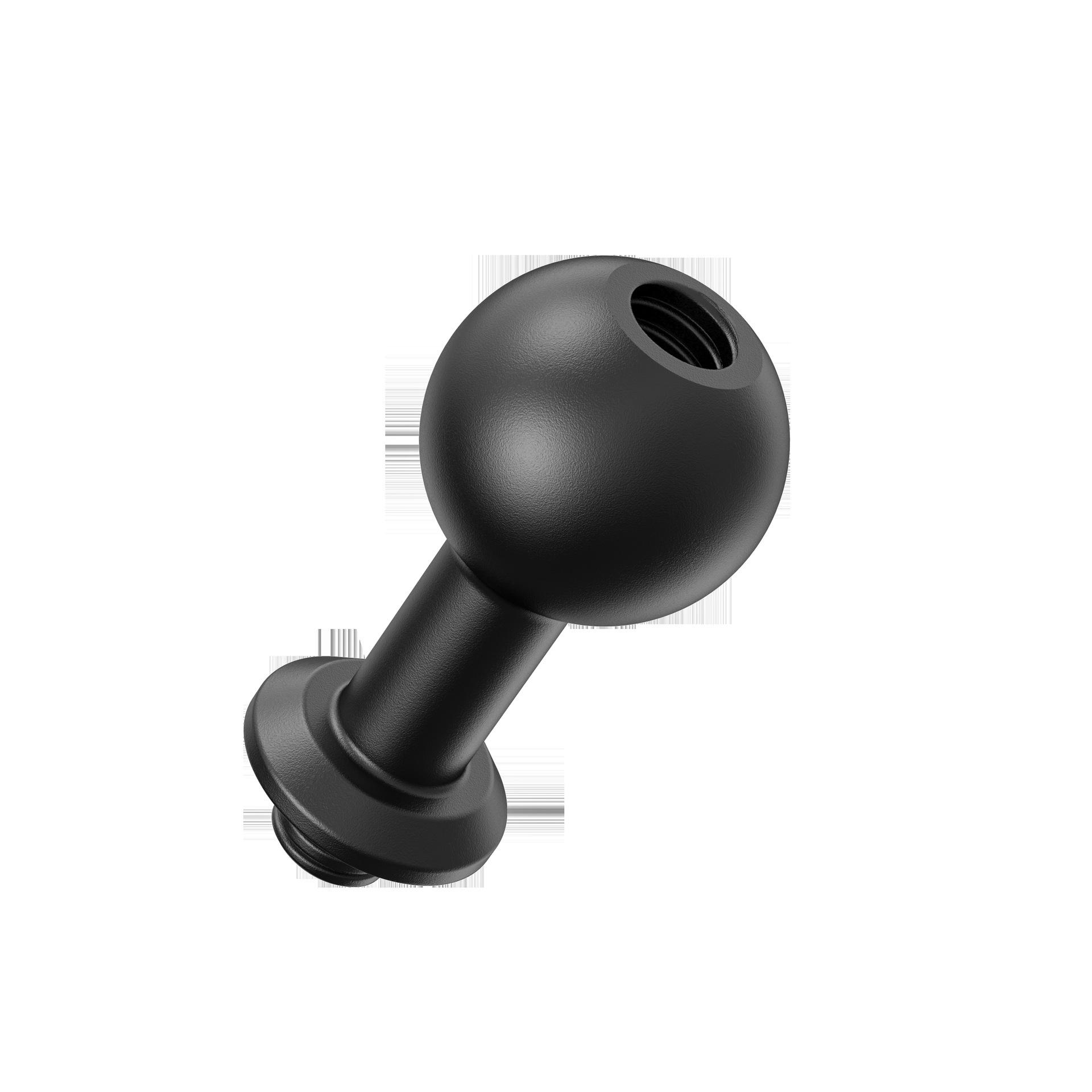 

17mm Aluminum Alloy Ball Head Adapter with 1/4 Screw for Mobile Phone Holder Expansion