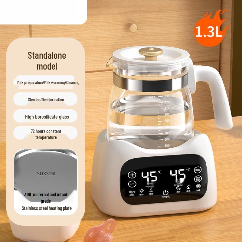 Electric Constant Temperature Kettle with Integrated Tea Maker and Water Boiling Function