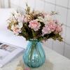 DIY Party Decoration Vintage Silk Artificial Flowers Small Rose Wedding Fake Flowers Festival Supplies Home Decor Bouquet KTY