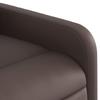 Vidaxl Foldable Armchair, Brown, Faux Leather