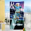 Haaland Customized Name Beach Towel Quick-Dry Soft Microfiber Suitable for Sports Travel Swimming Yoga Bathroom Beach And Pool