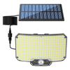 234 LED Solar Wall Lamp With Motion Sensor Infrared Remote Control 3 Modes Patio Porch Garden Backyard Solar Outdoor Light