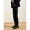 JUZUI Women's Wool Blend Commuter Banana Pants