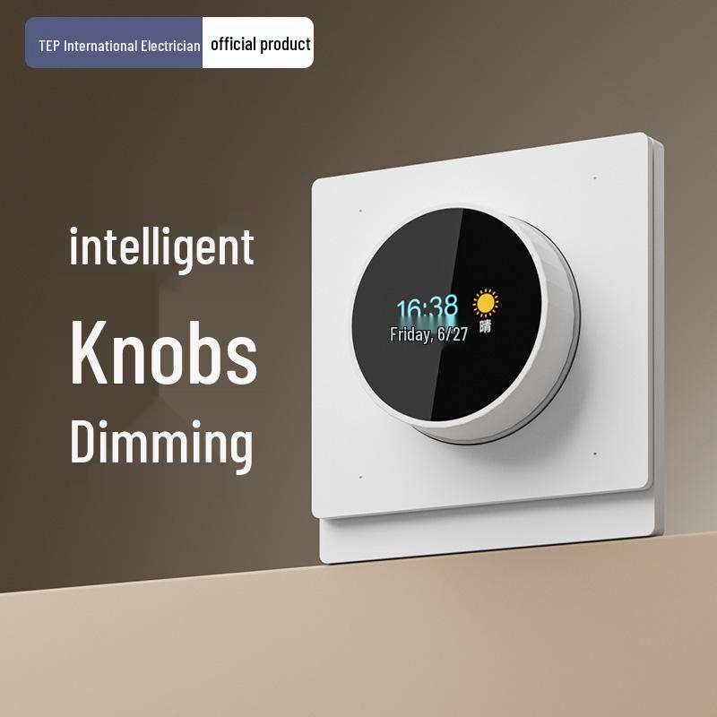 Smart Switch Panel with Dual Control for Whole House, Mijia App-Connected, Zero Fire Bluetooth Mesh 2.0.