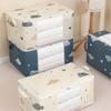 Portable Zipper Quilt and Clothing Storage Bag with Visible Window