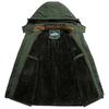 Military Winter Hooded Jacket Men Thick Warm Parka Plus Size Casual Loose Waterproof Windbreaker