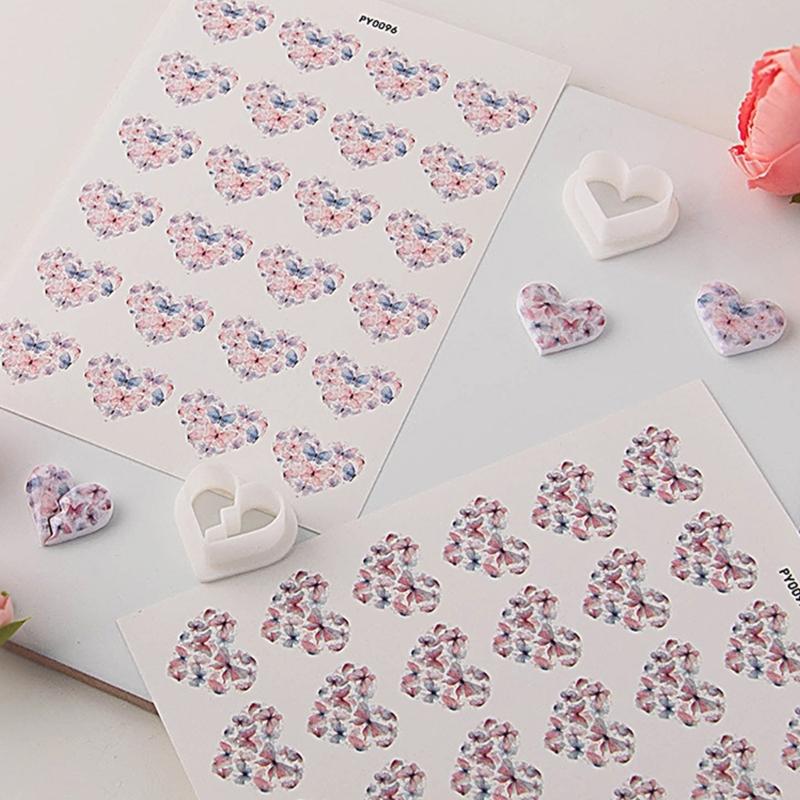 Water Soluble Clay Transfer Paper for Clay Earrings