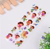 10PCS Cartoon Princess Dora Bubble Stickers Puffy Wall Stickers For Children Gift Puffy Reward Room Decoration Toys Scrapbook