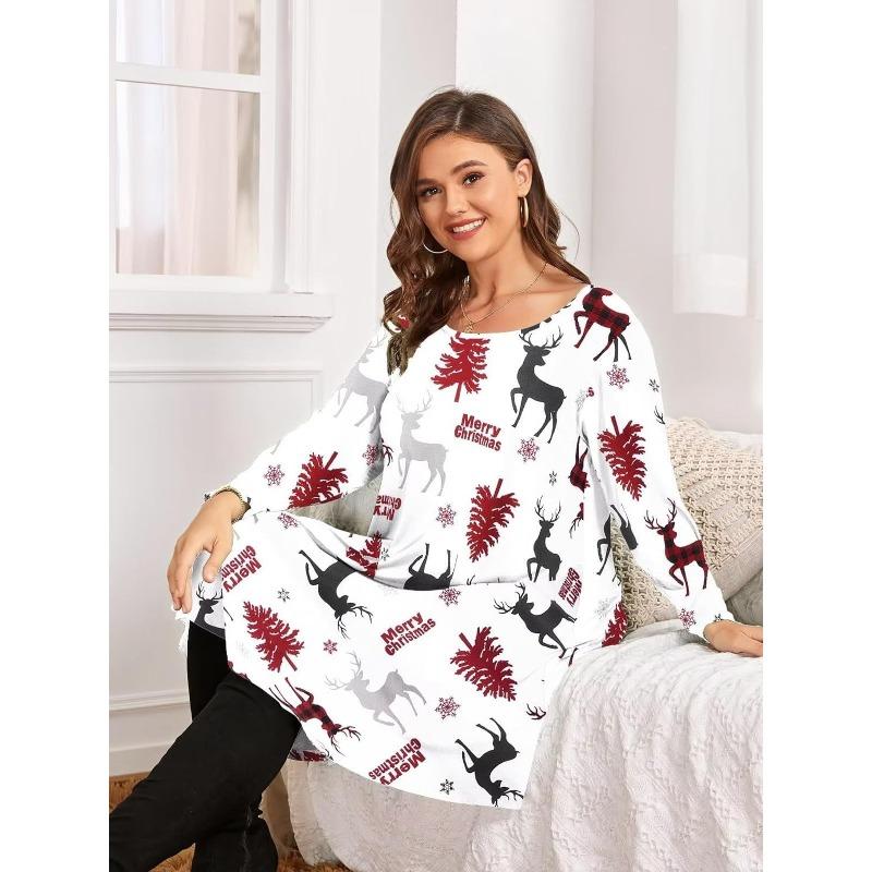 BITCED Fashion Autumn Winter Long Sleeve O-Neck Casual Dresses
