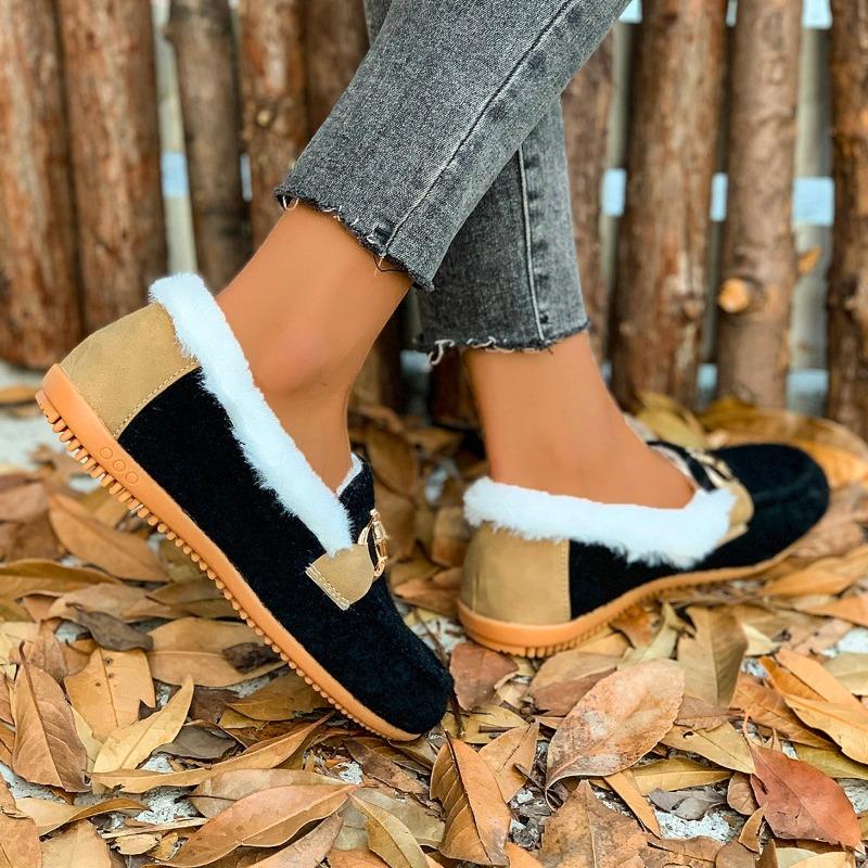 Новые зимние туфли на плоской подошве — фото 4