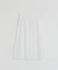 Loutaideu Cotton Shirring Skirt [White]
